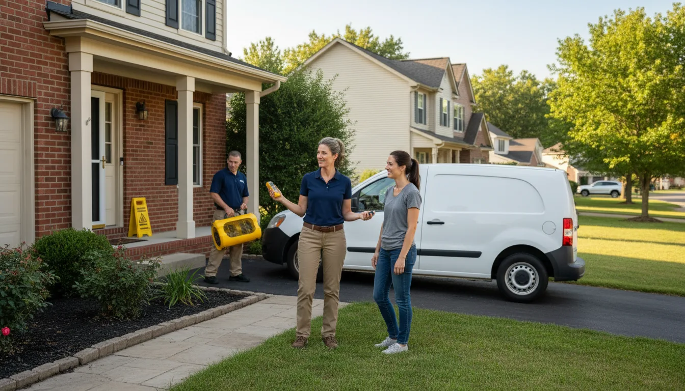 Water restoration image for Dehumidification And Cleanup Services in Maynard, IA
